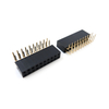 2,54 mm vrouwelijke header 2x10-pins header enkele dubbele rij pcb-connector