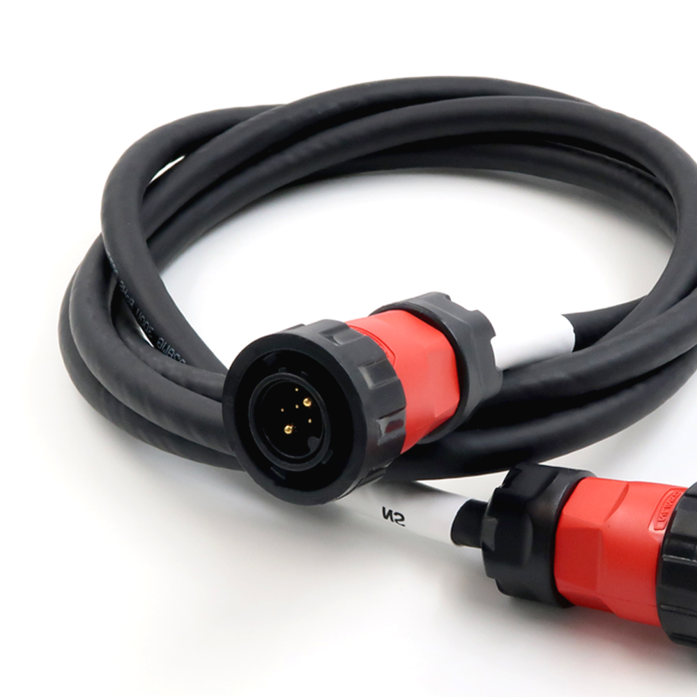 OEM RoHS odobren IP65/IP67 M12/M16 Vodoodporen letalski konektor Sklop napajalnega kabla za električni snop v sili