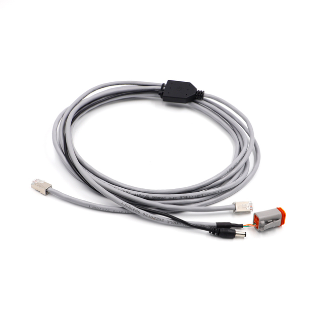 DT04-2P Deutsch ประเภทขั้วต่อกันน้ำชายและหญิง butt ปลั๊กรถยนต์สายไฟชุดสายเคเบิล