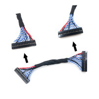 OM ODM ROHS obsequium Electrical Custom LVDS cable