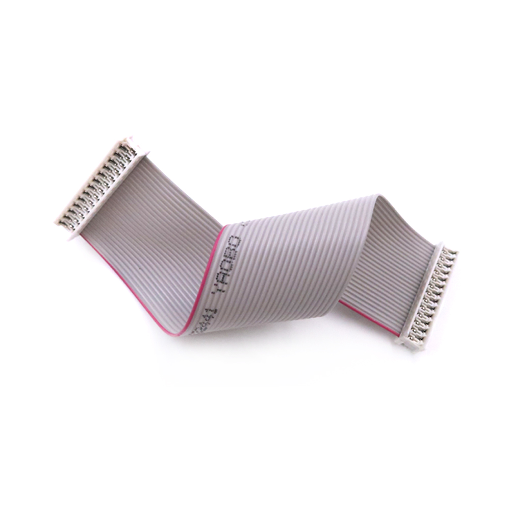 Manufacturer supplet ul2651 IDC1.25mm funem IDC1.25mm marginem rubeum funem griseum 28awg ostentationem nexum filum