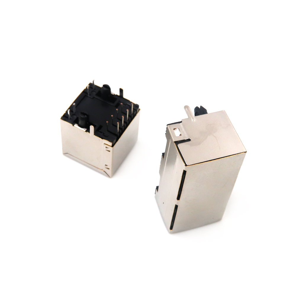 Chất Lượng Cao RJ45 RJ45 M&ocirc; Đun Jack 8P8C Cổng Kết Nối RJ45 G&oacute;c C&oacute; Đ&egrave;n LED C&oacute; Chốt 1X1Port Nữ RJ11 Ổ Cắm Cổng Kết Nối