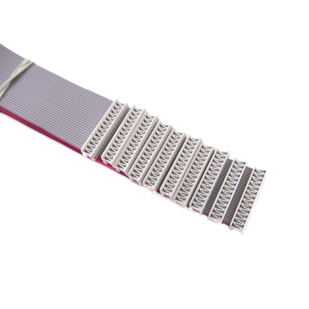 Manufacturer supplet ul2651 IDC1.25mm funem IDC1.25mm marginem rubeum funem griseum 28awg ostentationem nexum filum
