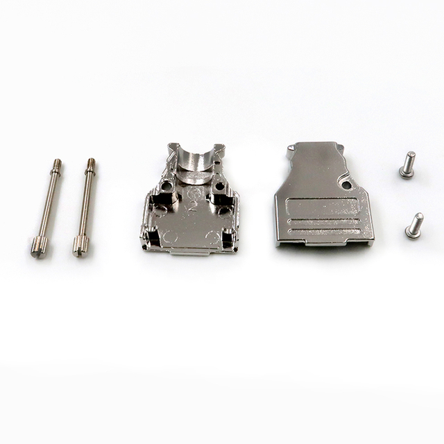 DB 15pin با پیچ و مهره زیر پیچ زیر پوشش پوسته پوسته فلزی d-sub