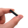 Connecteur de carte PCB simple et double rang&eacute;e, 2.54mm, 2x10 broches, femelle