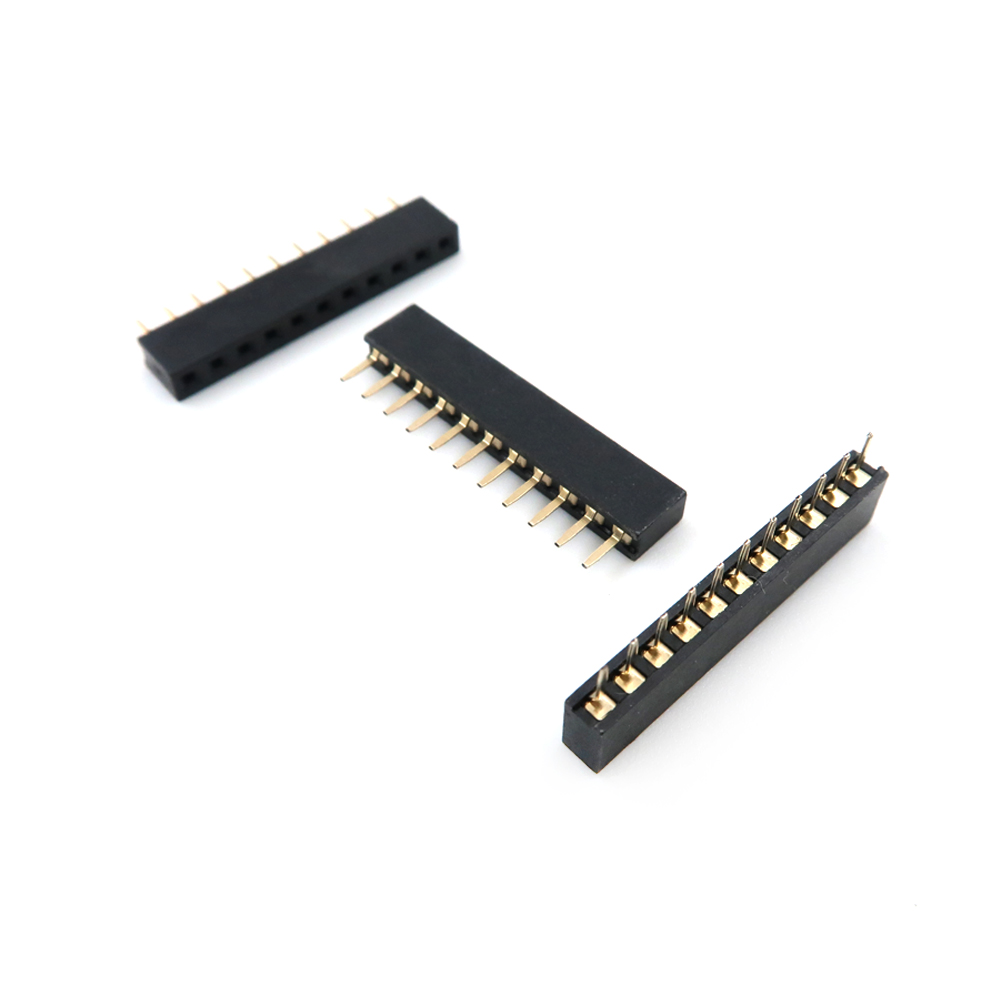 Fabrika OEM 2mm 1.27mm 1.0 2.0 2.54 Pitch Tek &Ccedil;ift Sıralı 1.27 2.54mm Kadın Erkek Pin Başlık Konnekt&ouml;r&uuml;