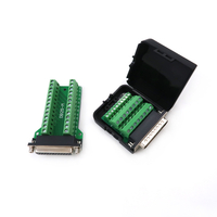 D-SUB Solderless 9pin 15 Pin 25pinMale ปลั๊กตัวเมีย Breakout Terminal ประเภทสกรู Connector