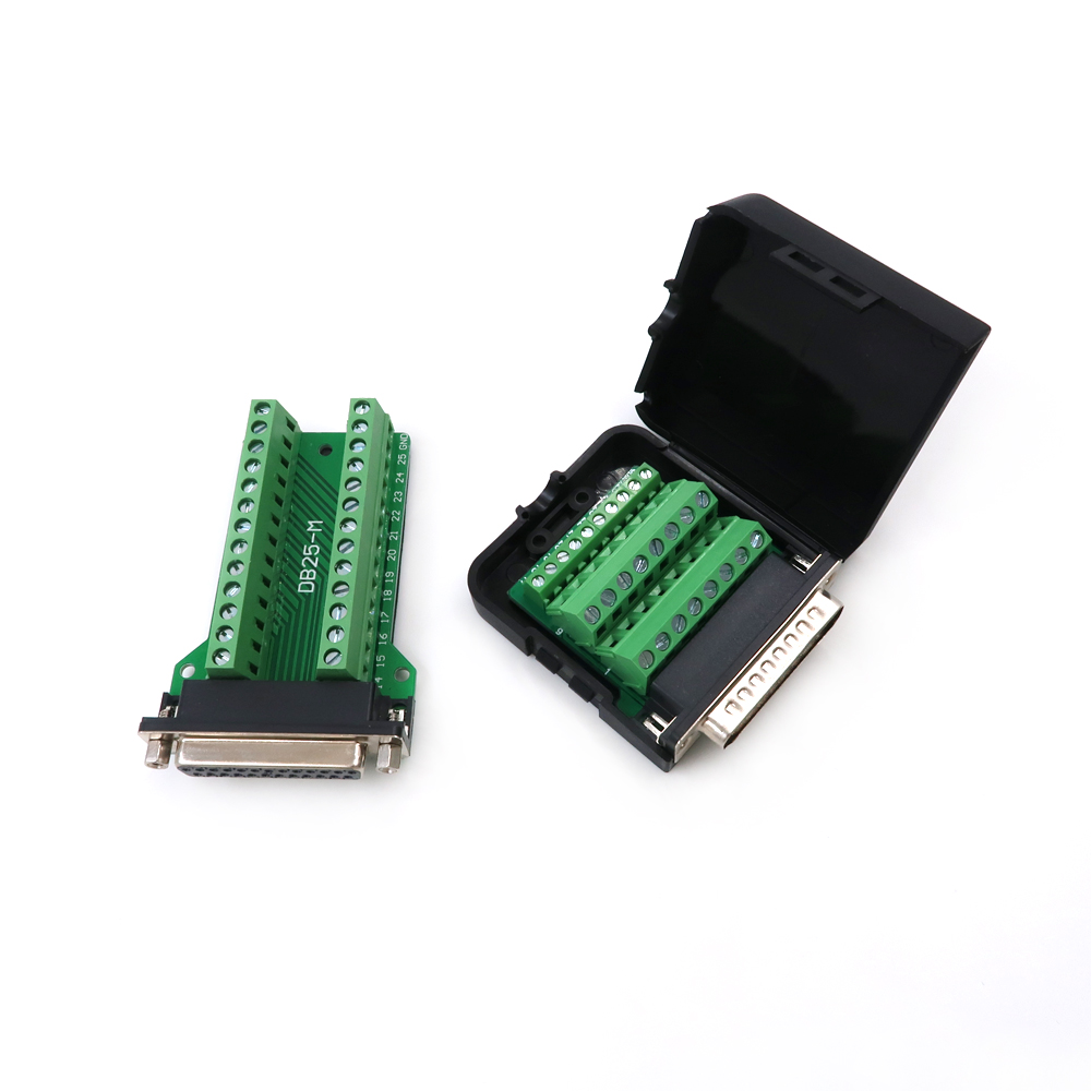 D-SUB Беспаечный 9-контактный 15-контактный 25-контактный разъем с гнездовой вилкой Разъем винтового типа