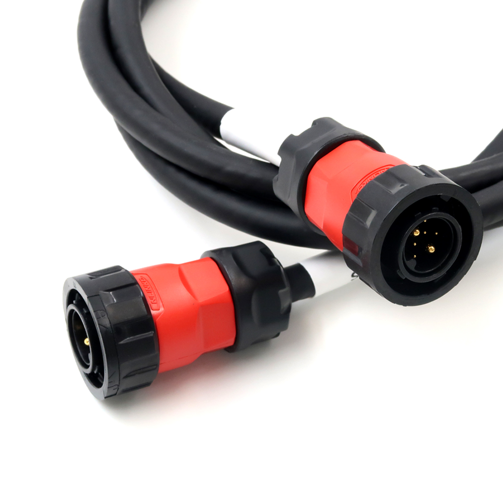 OEM RoHS aprovou IP65/IP67 M12/M16 Conector de avia&ccedil;&atilde;o &agrave; prova d'&aacute;gua Conjunto de cabo de alimenta&ccedil;&atilde;o de chicote el&eacute;trico de emerg&ecirc;ncia