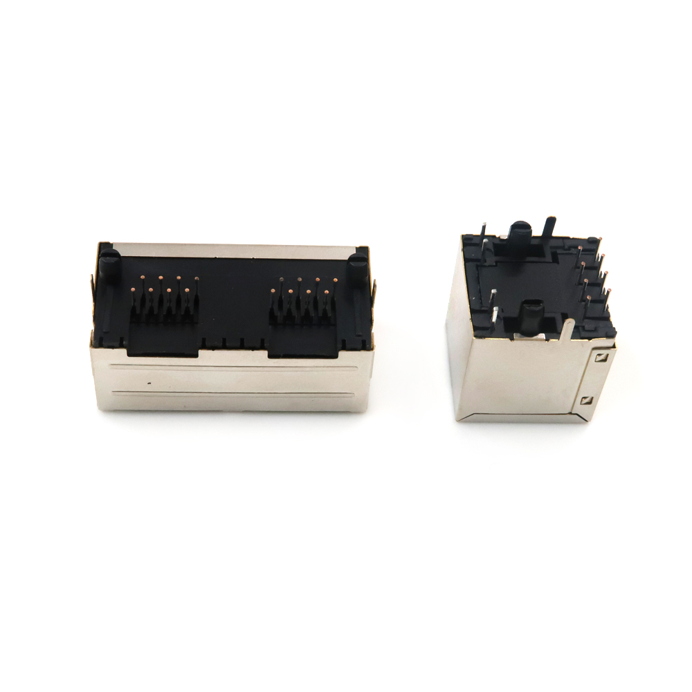 Chất Lượng Cao RJ45 RJ45 M&ocirc; Đun Jack 8P8C Cổng Kết Nối RJ45 G&oacute;c C&oacute; Đ&egrave;n LED C&oacute; Chốt 1X1Port Nữ RJ11 Ổ Cắm Cổng Kết Nối