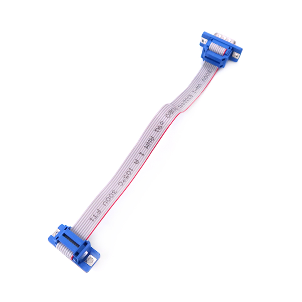 dB9 Male to Female Connector D-SUB Cable Flat Ribbon Cable 