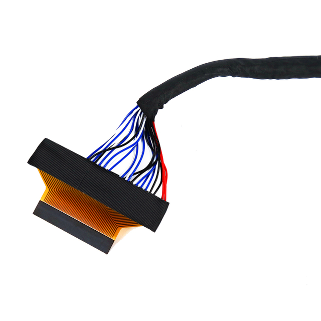 OEM ODM ROHS 고분고분한 전기 관례 40 핀 lvds 케이블 lvds 50 핀 케이블 30 핀 lvds 케이블