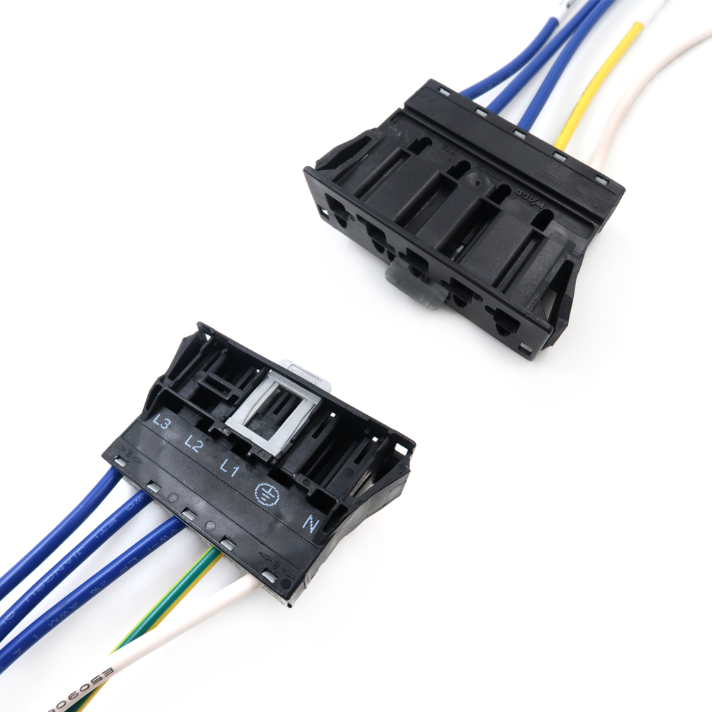 Tilpasset str&oslash;mkabel til industrielt udstyr