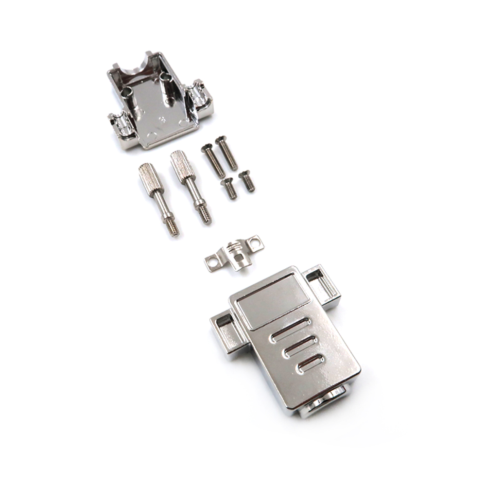 Đầu nối D-SUB Ti&ecirc;u chuẩn 15 Danh bạ Nắp kim loại cốc h&agrave;n