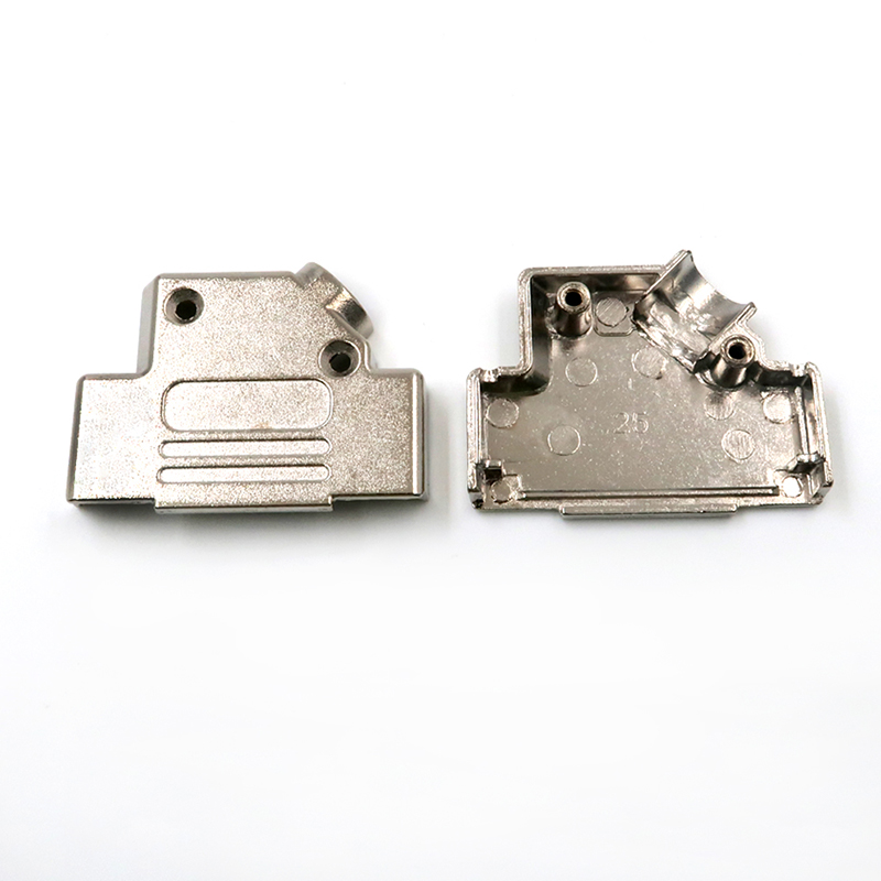 긴 나사 D SUB 커넥터 커버 셸 금속 D-서브 후드가 있는 DB 15PIN