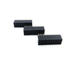 Connecteur femelle Double droit, pas de 2.0mm, 2x2/3/4/5/6/7/8/9/10/11/12/13/14/15/16/18/20/22/25/30/32/40 broches
