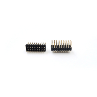 Wholesale Pin Header Connector 1.27mm Pitch H=2.5 Dual Row Dual Layer Straight DIP 2-40pin
