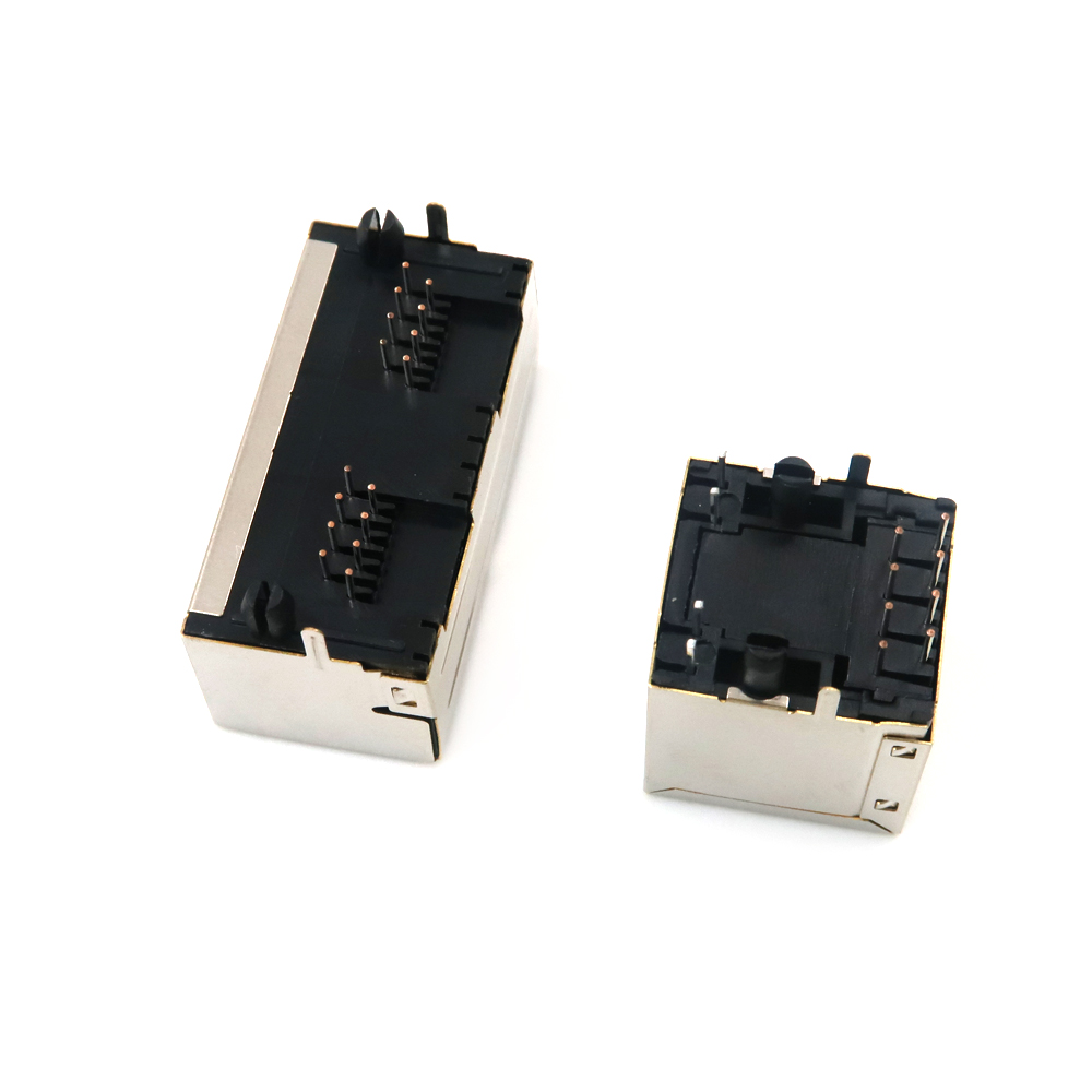 Chất Lượng Cao RJ45 RJ45 M&ocirc; Đun Jack 8P8C Cổng Kết Nối RJ45 G&oacute;c C&oacute; Đ&egrave;n LED C&oacute; Chốt 1X1Port Nữ RJ11 Ổ Cắm Cổng Kết Nối
