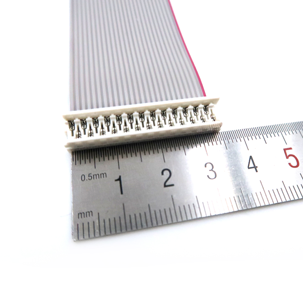 Manufacturer supplet ul2651 IDC1.25mm funem IDC1.25mm marginem rubeum funem griseum 28awg ostentationem nexum filum