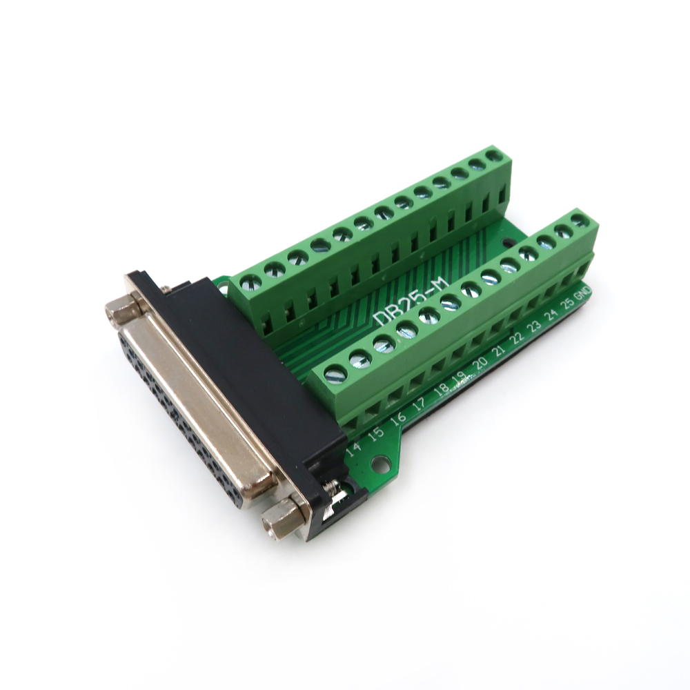 D-SUB, l&ouml;tfrei, 9-polig, 15-polig, 25-polig, Stecker, Buchse, Breakout-Anschl&uuml;sse, Schraubanschluss