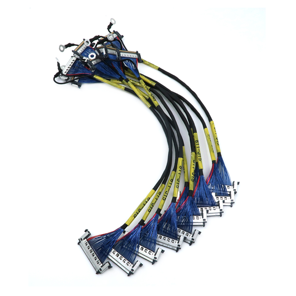 LVDS COAXIAL Wire Kabelsamling Flad Kabel