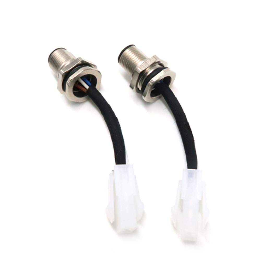 C&acirc;ble de connecteur M12 &eacute;tanche &agrave; 4 broches, prise de fil M12