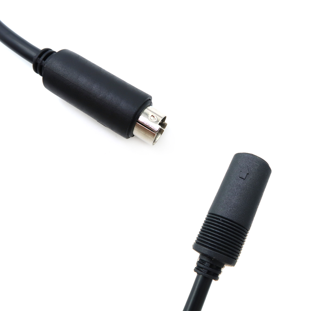Kabel przemysłowy 130 mm męski kabel z wtyczką Mini DIN z wtyczką DC3.5 do męskiego kabla audio Mini DIN 10 p