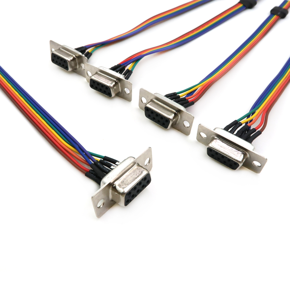 Connettore D SUB personalizzato Connettori DB con gruppo cavi ad anello magnetico