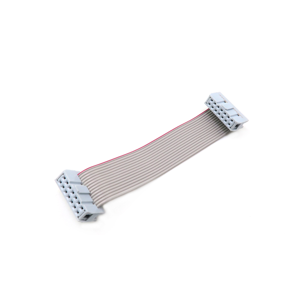 2.54mm Pitch FC-6/8/10/12/14/16/18/20/24/26/30/34/40/50 Pin JTAG ISP Gray Flat Ribbon Data Cable PARA SA DC3 IDC BOX Header