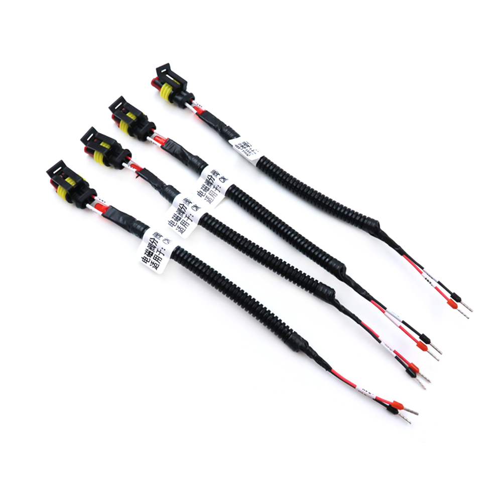 AMP 1.5 Series 2 Pins รถยนต์กันน้ำ Connector โซลินอยด์วาล์วชุดสายเคเบิล