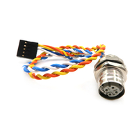 Cavo connettore M12 IP67 Cavo elettrico a spirale assemblato