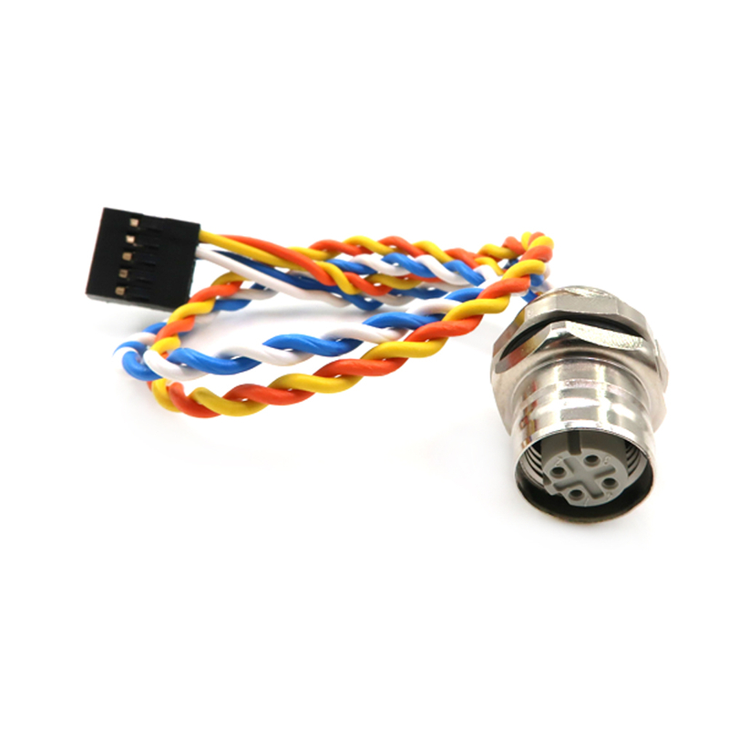 Cavo connettore M12 IP67 Cavo elettrico a spirale assemblato
