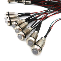 定制的12V白色LED燈，帶有電纜的模型飛機