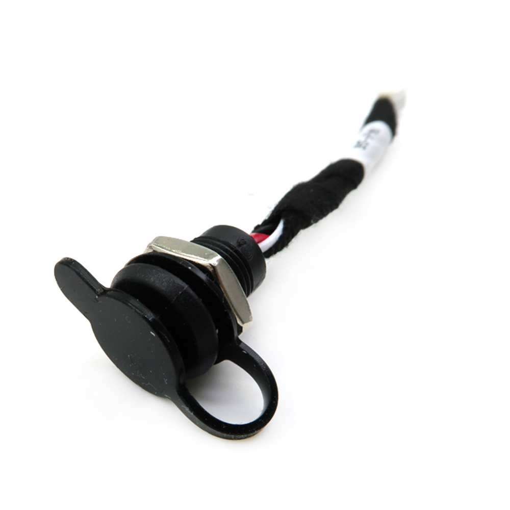 USB-C 4 Pin High Current Charging Jack na May PH2.0 Nut Snap Lock Plate Type C Female Connector Waterproof Socket na May Cable