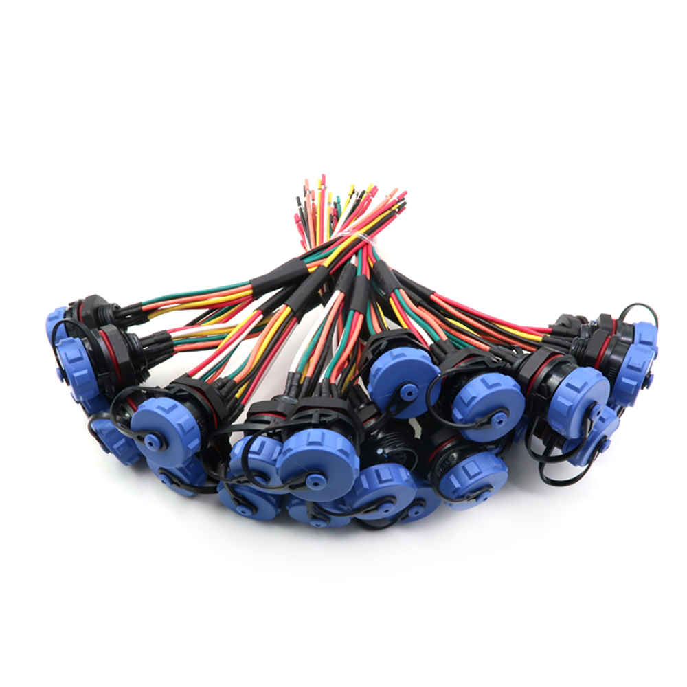 ИП68 пластиковый авиационный водоустойчивый разъем штепсельной вилки с кабелем