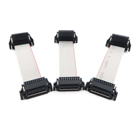 IDC Cable Connector 2.0mm Pitch UL2651 Gray Flat Cable 6 8 10 14 16 20 24 36 50 Pin Ribbon Cable