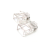 Connettore RJ45 in plastica trasparente bianca Connettore UTP singolo Connettore impermeabile con spina RJ45