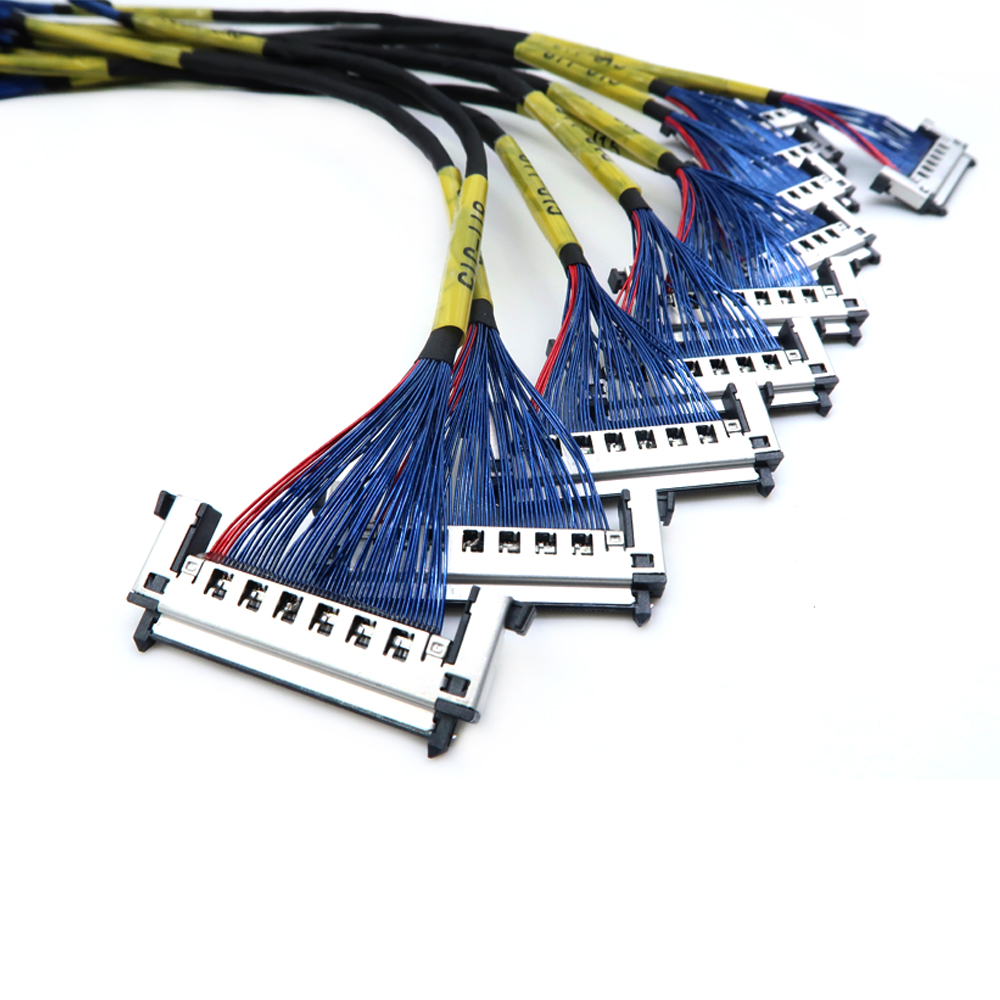 LVDS COAXIAL Wire Kabelsamling Flad Kabel
