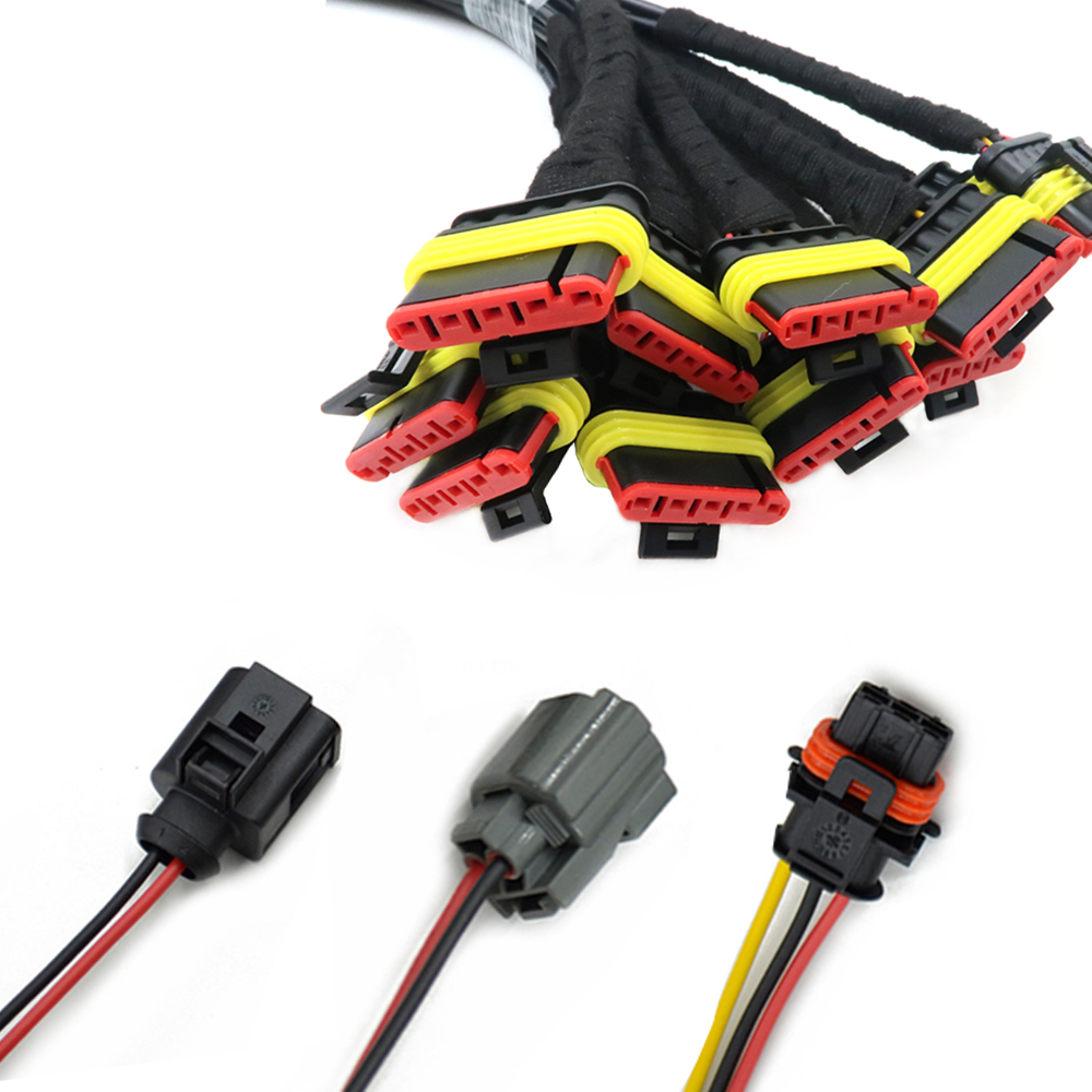 Assembl&eacute;e automatique de c&acirc;ble adapt&eacute;e aux besoins du client par fil de voiture de faisceau de c&acirc;blage d'automobile