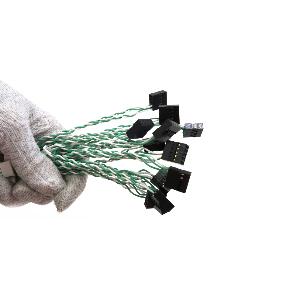 Dostosowany kabel przedłużający Dupont Złącze terminala Skrętka