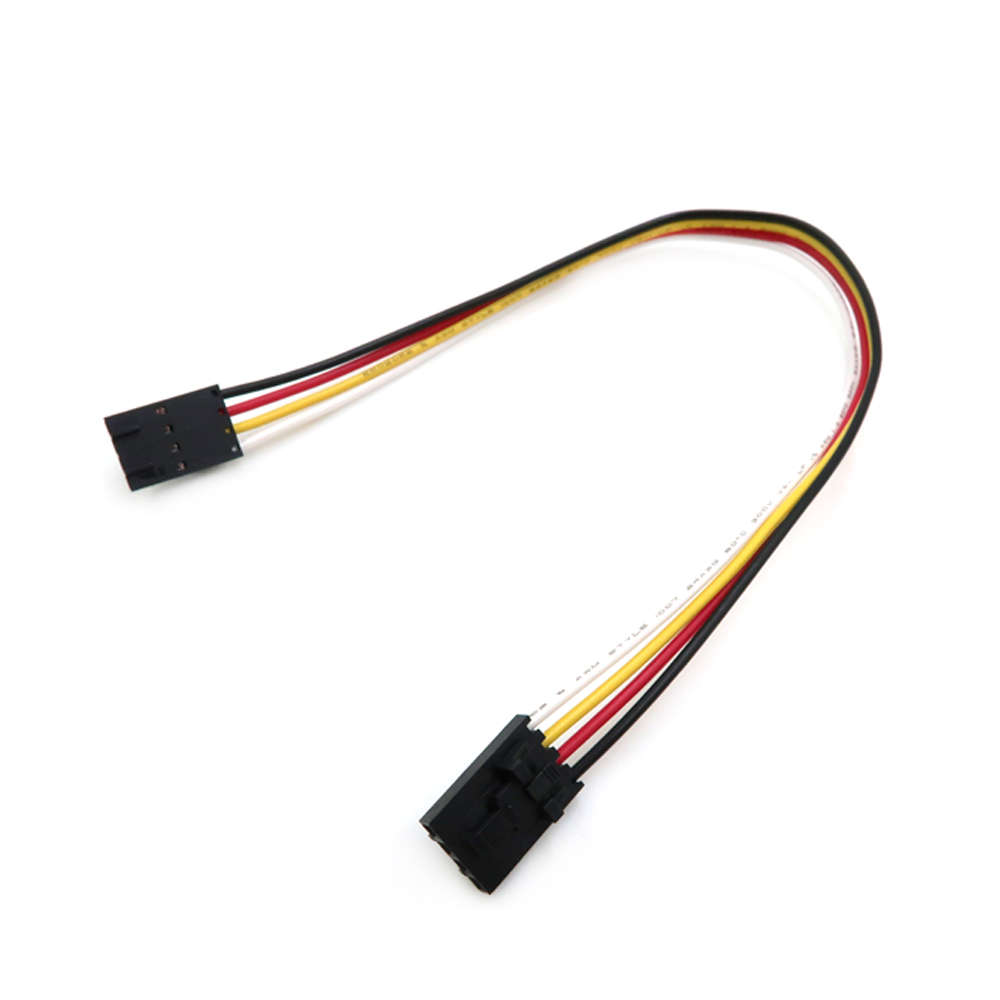  ขั้วต่อ Dupont 4pin การผลิตแบบกำหนดเองพร้อมชุดสายเคเบิล