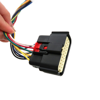 20 pin Molex MX150 Zapečaćeni vodootporni auto -konektor na 1,25 mm 6pin žica