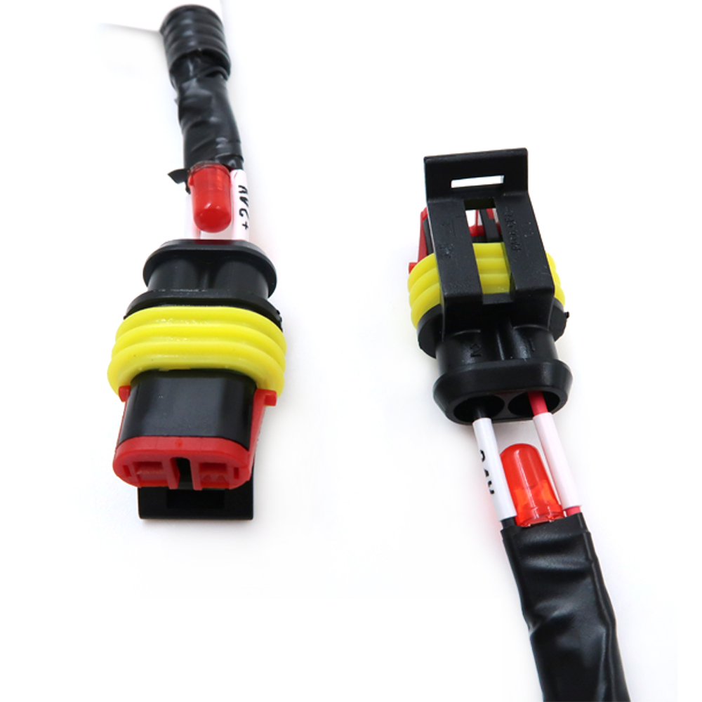 AMP 1,5 серии 2-контактный автомобильный водонепроницаемый разъем кабеля электромагнитного клапана в сборе