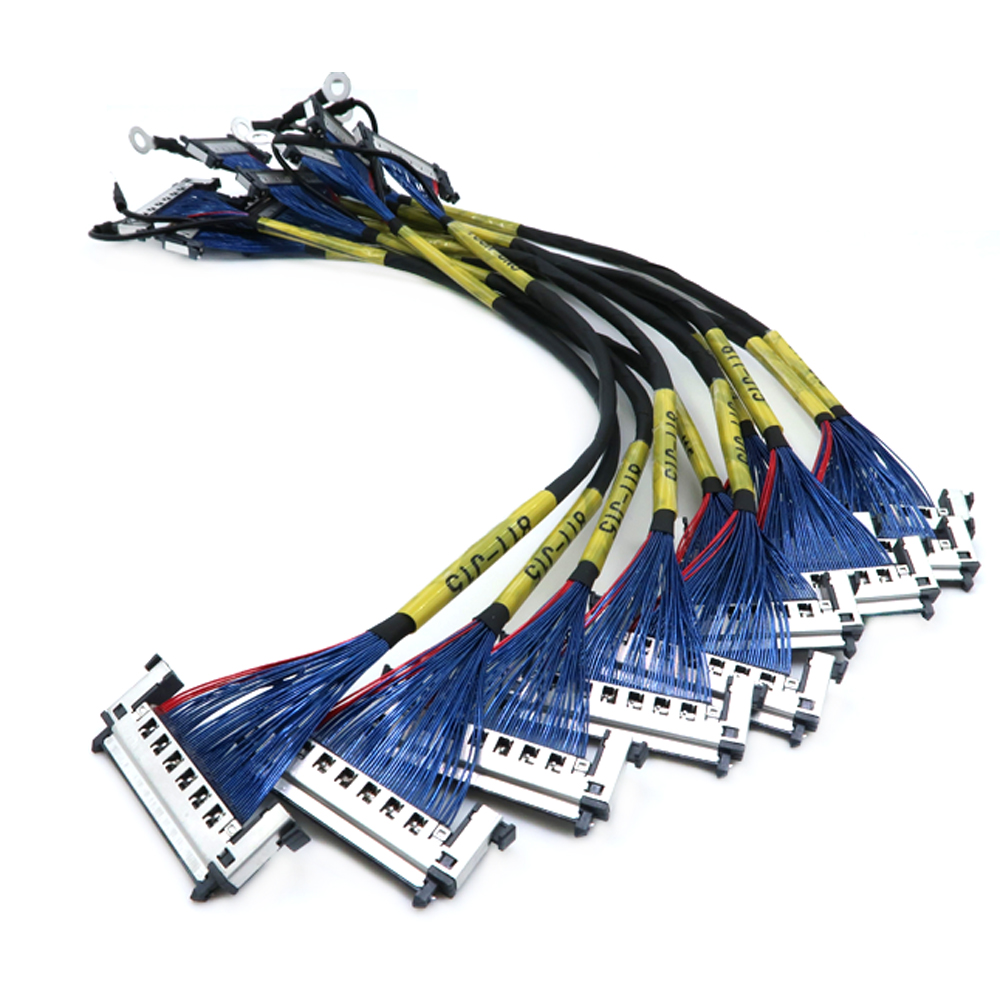 LVDS COAXIAL Wire Kabelsamling Flad Kabel