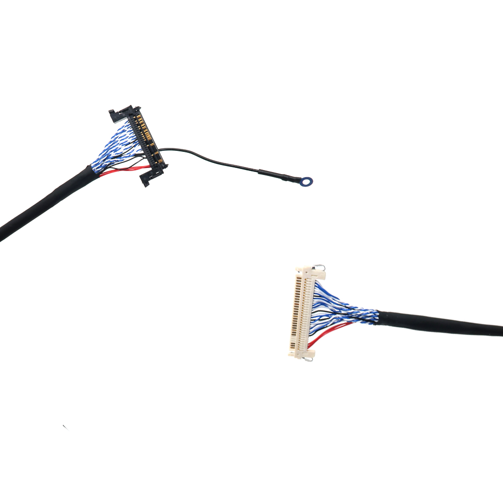 OEM Custom LCD Cable IPEX Display cable Turn LVDS cable