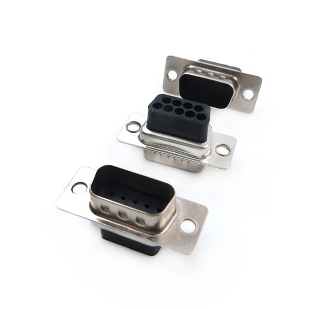 Conector misturado D-Sub f&ecirc;mea e masculino combinado atual alto do contato conector de 9 Pin D-SUB VGA