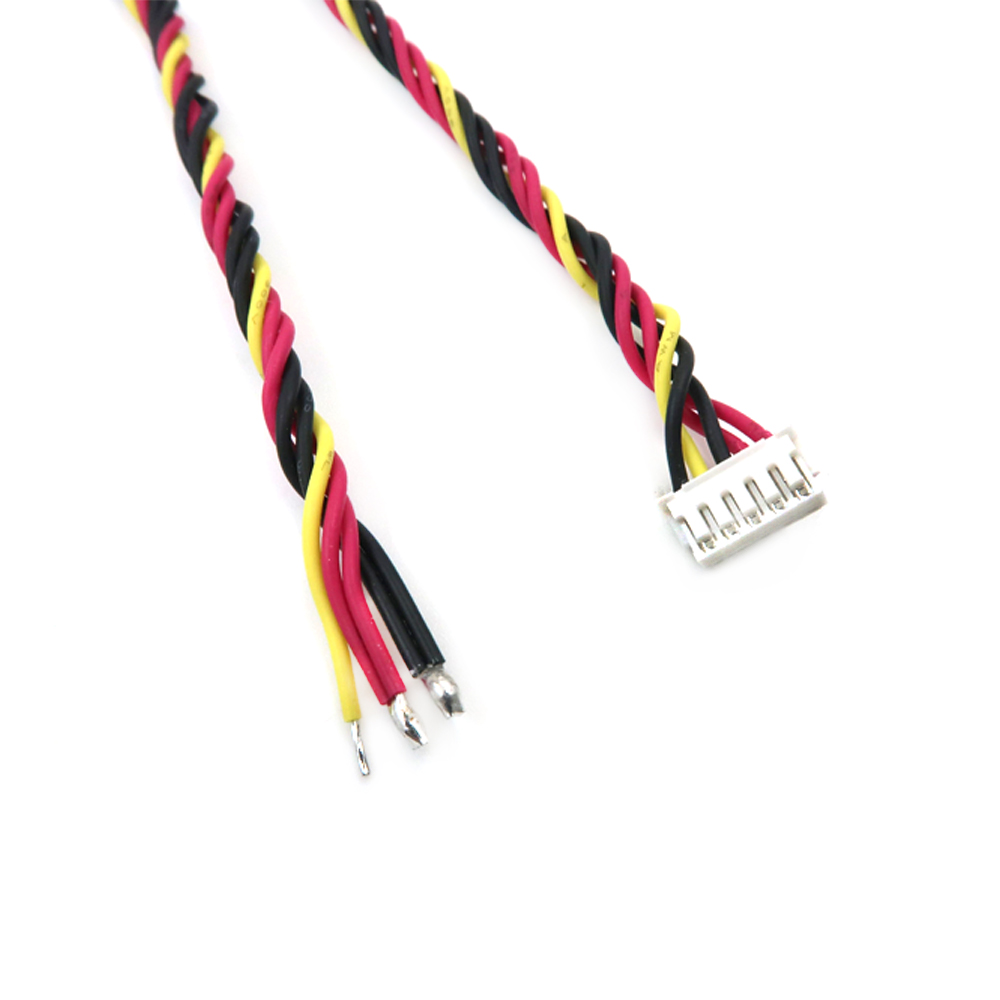 Panjang Kustom 200MM 22AWG Pria JST XH 2.54Mm Konektor Multi-Pin Kabel Ekstensi Memutar Harness Kabel