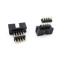 Conector f&ecirc;mea do encabe&ccedil;amento da caixa de 1.27mm Conector f&ecirc;mea do encabe&ccedil;amento do pino de 2.54mm com passo de 2.0mm