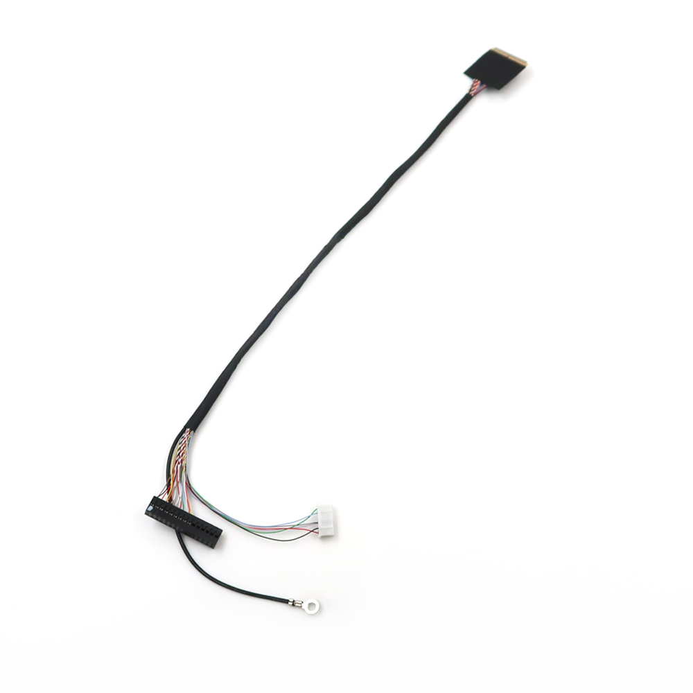 Vlastn&yacute; konektor pre 2,0 mm sp&aacute;jkovac&iacute; prenosn&yacute; poč&iacute;tač LCD LED k&aacute;bel displeja IPEX 20 24 36 40 41 50 51 kol&iacute;kov&yacute; LVDS k&aacute;bel pre LCD panel