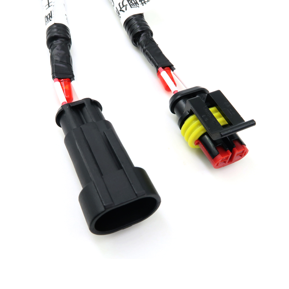 Chicotes de fios personalizados para cabos de conex&atilde;o de plugue de v&aacute;lvula solen&oacute;ide industrial